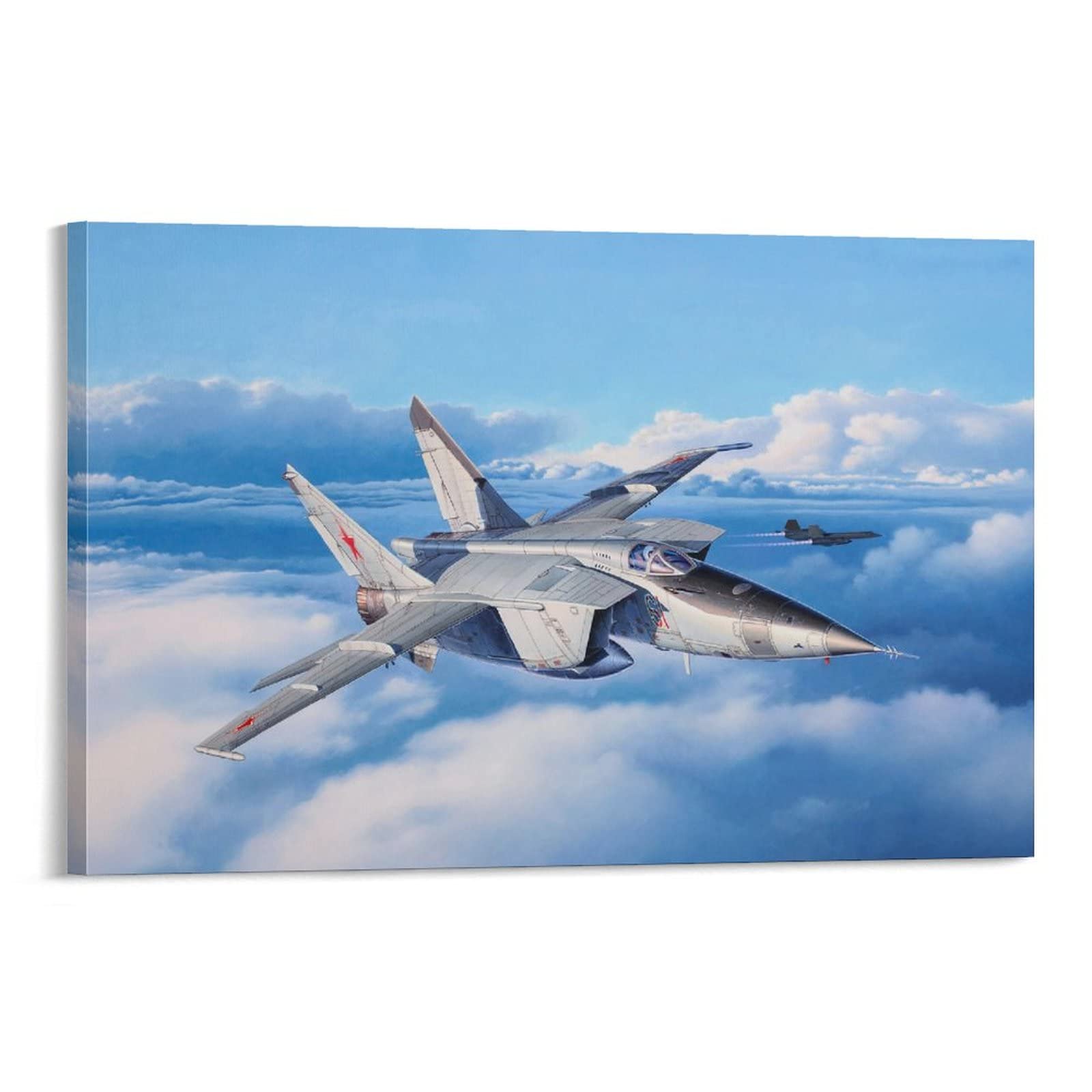 WW2 Soviet Aviation MIG-25 Military Fighter Poster (2) HD Print on